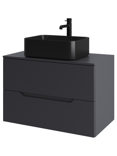 Тумба с раковиной Orange Line Li-80TugMDF+B02-460MB 81х46х68 - фото 2