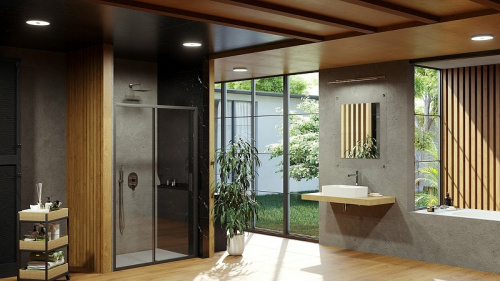 Душевая дверь Ravak  X0PMD0C00Z1 110x195 стекло прозрачное профиль хром - фото 3