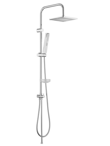 Душевая стойка Agger Fresh S001cr настенная цвет хром - фото 2