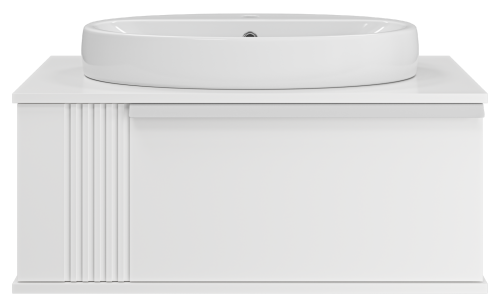 Тумба под раковину Brevita Savoy SAV-09080-0101Я 80х50х34 подвесная - фото 2