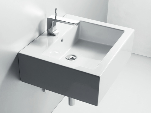 Раковина из санфаянса Simas FZ 10 bia/1 hole 60х50 подвесная цвет белый - фото 2