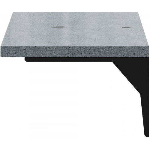 Столешница СанТа 900151 81х45 подвесная цвет серый гранит - фото 2