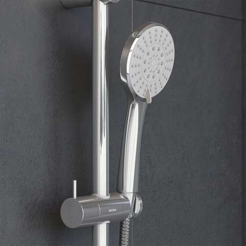 Душевой гарнитур Damixa Palace One 914100000 настенный хром/серый