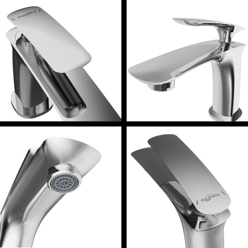 Смеситель Tokito FUJI TOK-FUJ-1011 на раковину хром - фото 2