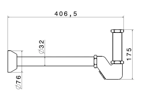 Сифон для раковины Kerama Marazzi 212KM.01.093 - фото 2