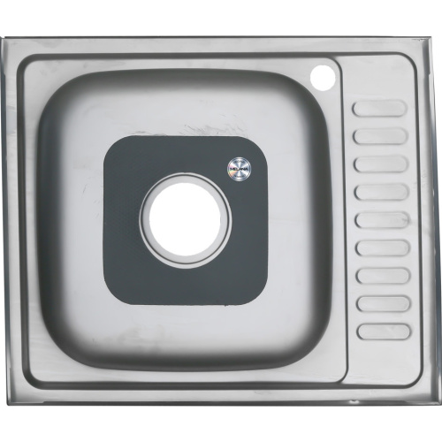 Кухонная мойка Melana 178t R (*10) 60х50 цвет хром поверхность глянцевая - фото 2