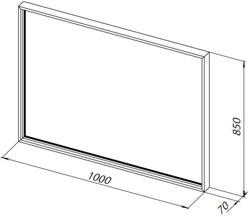 Зеркало в ванную Allen Brau Liberty 1.330016.60 100х85 цвет медь - фото 4