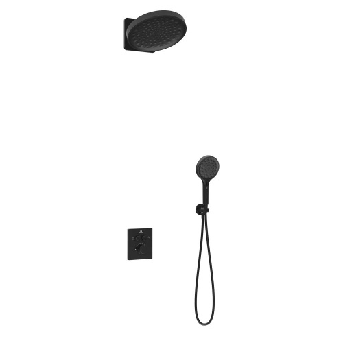 Душевая система Vincea Inspire VSFW-3I21MT3MB встраиваемая в стену с термостатом - фото 3