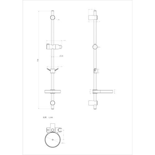 Штанга для душа LeMark LM8105C хром - фото 2