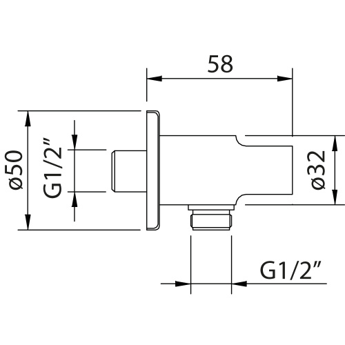 Шланговое подключение Clever ROUND 61113 - фото 2
