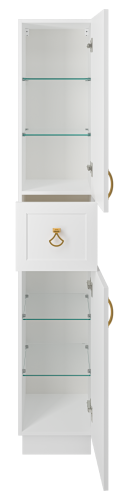 Шкаф-пенал Misty Амбра П-Амб050-011П 35х34х200 напольный - фото 3