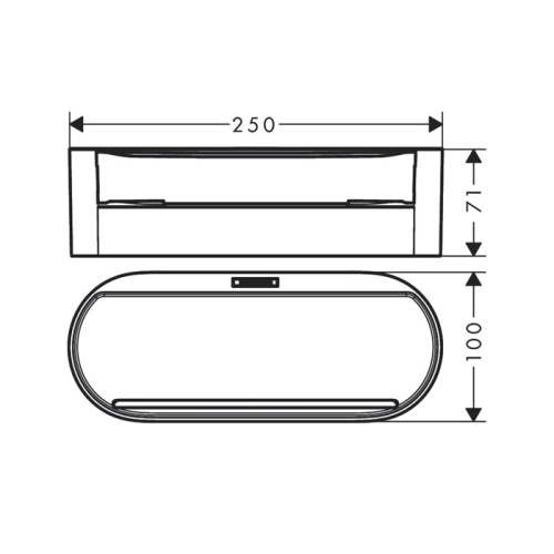 Корзина Hansgrohe WallStoris 27912670 - фото 2