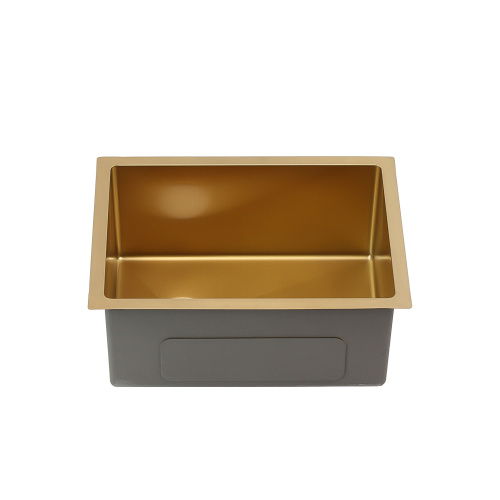 Кухонная мойка Melana ProfLine D5138HG золото 51х38 цвет золото поверхность матовая - фото 5