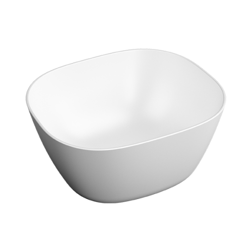 Раковина из сантехнического фарфора Vitra Plural 7811B401-0016 50х40 накладная цвет белый без отверстий под смеситель