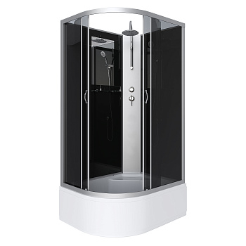 Душевая кабина Niagara Classic 25101434RBKT 120х80 асимметричная без крыши ориентация правая