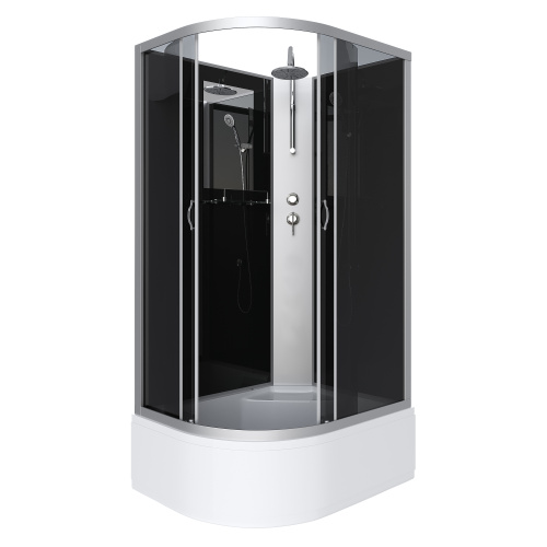 Душевая кабина Niagara Classic 25101434RBKT 120х80 асимметричная без крыши ориентация правая