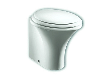 Чаша унитаза приставная Hatria SCULTURE YXZ301 цвет белый без сиденья душевой смыв