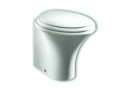 Чаша унитаза приставная Hatria SCULTURE YXZ301 цвет белый без сиденья душевой смыв