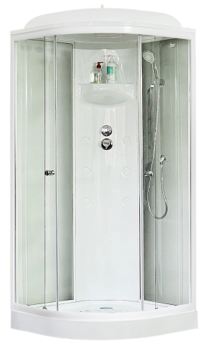 Душевая кабина Royal Bath НК RB100HK4-MT 100х100 четверть круга с крышей ориентация универсальная