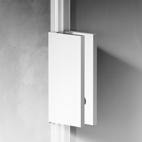 Душевая перегородка Am.Pm X-Joy W94UWI-90-F1-MTE 90х195 стекло прозрачное профиль хром глянцевый - фото 5