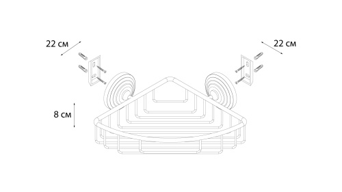 Мыльница Fixsen Retro FX-83809B - фото 3
