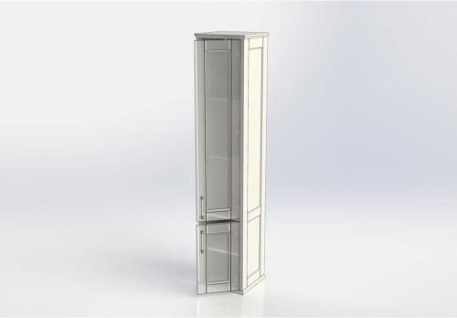Шкаф-пенал Aquanet Бостон М 00242219 36х33х170 напольный/подвесной цвет белый - фото 3
