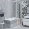 Ванна из литьевго мрамора Taliente Egoista Stretto Matt EG2317075-1StrettoMatt 170х75 пристенная прямоугольная без ножек и каркаса