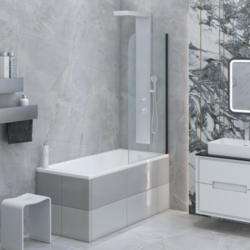 Ванна из литьевго мрамора Taliente Egoista EG2317075-1 170х75 пристенная прямоугольная - фото 5