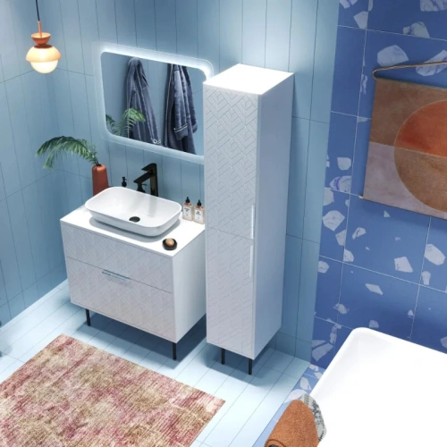 Шкаф-пенал 1MarKa Forest Ц0000027255 31х37х177 цвет белый - фото 3