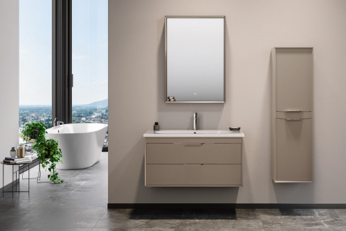 Тумба с раковиной Orka Clay 5004387 100х50х52 цвет коричневый - фото 2