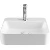 Раковина керамическая Allen Brau Liberty 4.32014.20 50х50 накладная цвет белый 1 отверстие под смеситель