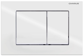 Клавиша смыва механическая CHARUS Minimalista FP.310.11.01 цвет белый глянцевый