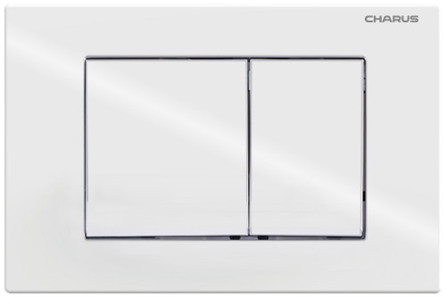 Клавиша смыва механическая CHARUS Minimalista FP.310.11.01 цвет белый глянцевый