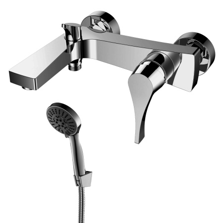 Смеситель для ванны Rossinka RS34 RS34-31 настенный хром