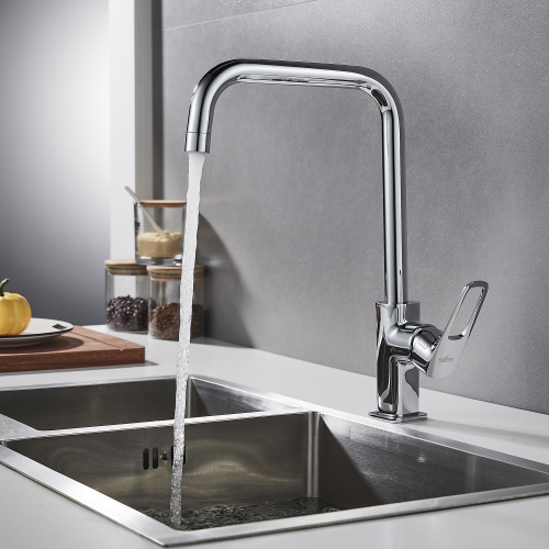 Смеситель для кухни Rossinka RS46 RS46-23 на мойку хром - фото 2