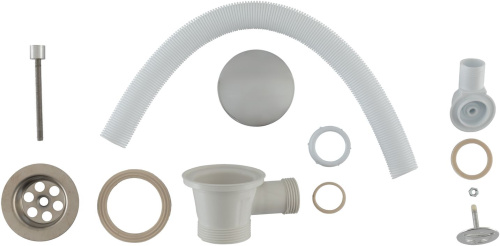 Раковина из литьевого мрамора Aquanet Электра 00326508 60х50 полувстраиваемая цвет белый 1 отверстие под смеситель - фото 3