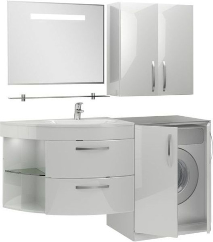 Шкаф De Aqua Трио Люкс 00185076 70х55х88 напольный - фото 2