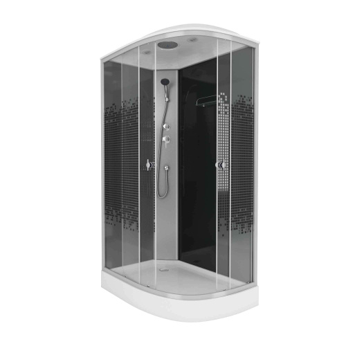 Душевая кабина Niagara Eco 45121453R 120х80 асимметричная с крышей ориентация правая - фото 2