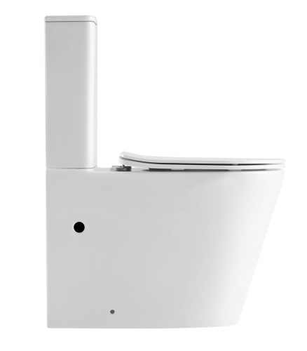 Унитаз-компакт напольный с бачком Iberica Blanca Burgos maxi IB.BRM.124.1B1 белый с сиденьем микролифт безободковый смыв торнадо - фото 2