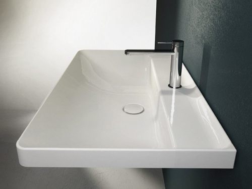 Раковина из санфаянса Hatria CANALGRANDE Y1EJ01 60х50 подвесная цвет белый - фото 2