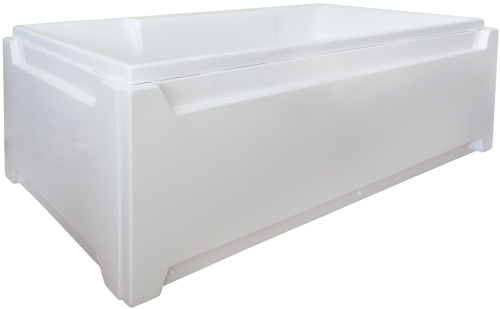 Ванна акриловая Royal Bath TRIUMPH RB665101SB 172х87 пристенная прямоугольная с каркасом - фото 4