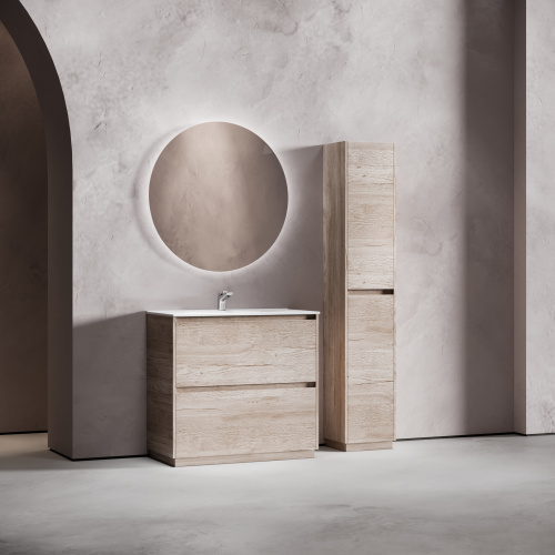 Тумба под раковину Sancos Libra Floor LB90FEG 89х45х84 напольная цвет дуб галифакс натуральный - фото 3