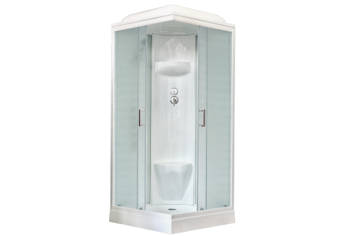 Душевая кабина Royal Bath НР RB80HP6-WC 80х80 квадратная с крышей ориентация универсальная
