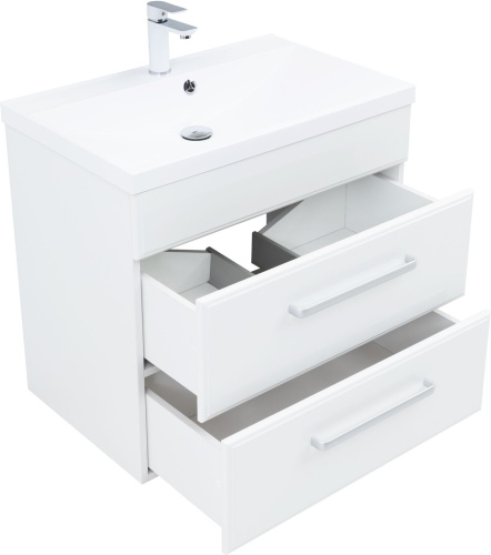 Тумба под раковину Aquanet Лукка 00302397 74х47х67 напольная/подвесная цвет белый - фото 4