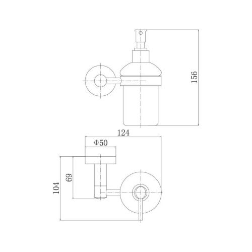 Дозатор для жидкого мыла Fashun A51527 - фото 3