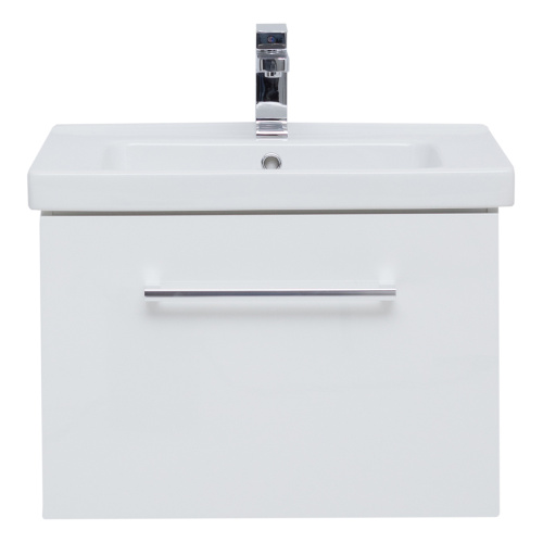 Тумба под раковину Dreja Big Inn 77.0201W 61х43х46 подвесная цвет белый - фото 3