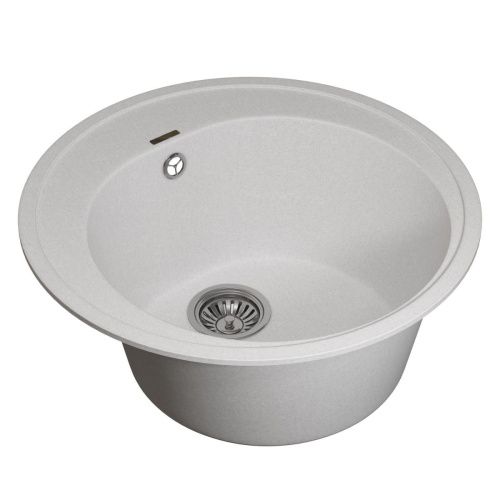 Кухонная мойка Uperwood Quartz Premium UPD-01 3910202100 50х50 цвет белый поверхность матовая - фото 2