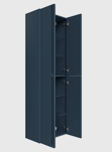 Шкаф-пенал Allen Brau Fantasy 2.0 1.11008.BGM 2.0 60х32х180 подвесной цвет синий/серый - фото 2