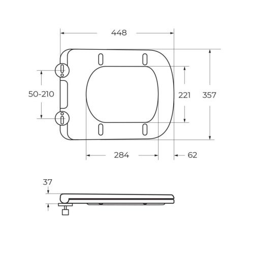 Крышка сиденье для унитаза BelBagno Ardente-R BB2312SC - фото 2
