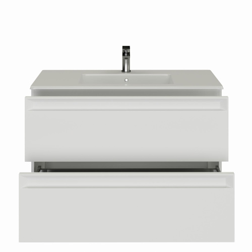 Тумба под раковину Allen Brau Eclipse 2.0 1.E1003.WM 2.0 100х46х63 подвесная цвет белый - фото 3